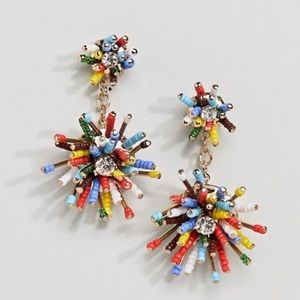 ASOS Rio Beaded Drop Earrings